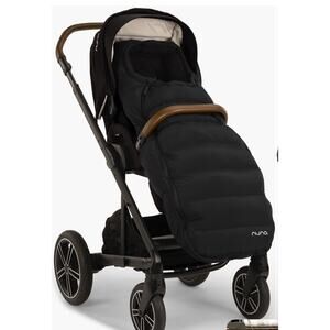 Nuna winter stroller footmuff Black NEW $150